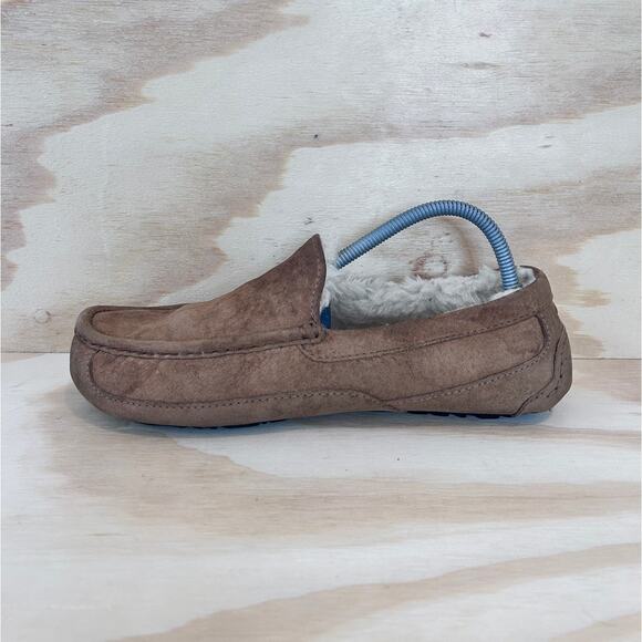 UGG Australia - Ascot - Moccasin Slipper - Brown - Men\'s - 9 - S/N 5775 main image 7